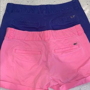 (2) Size 2 Vineyard Vines Shorts